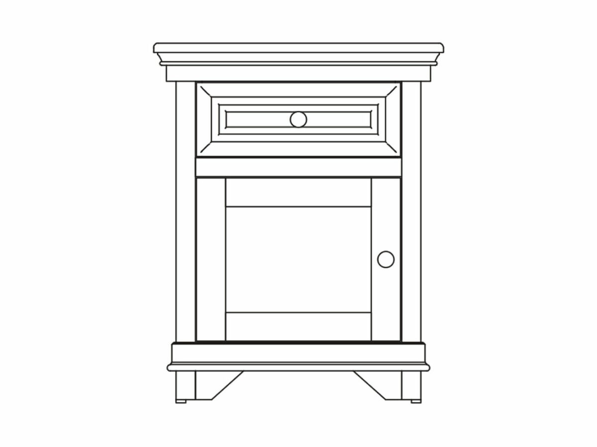 Arborne Door Nightstand