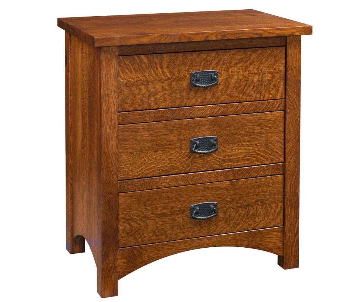 Claremont Mission Nightstand | Made by Nisley Cabinets LLC