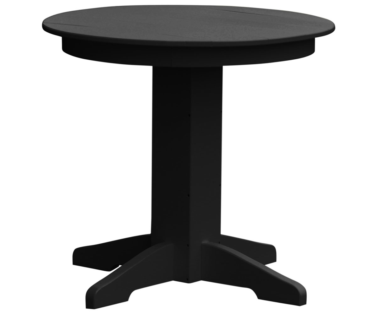 33 Round Dining Table Made By A L Furniture Co PA 