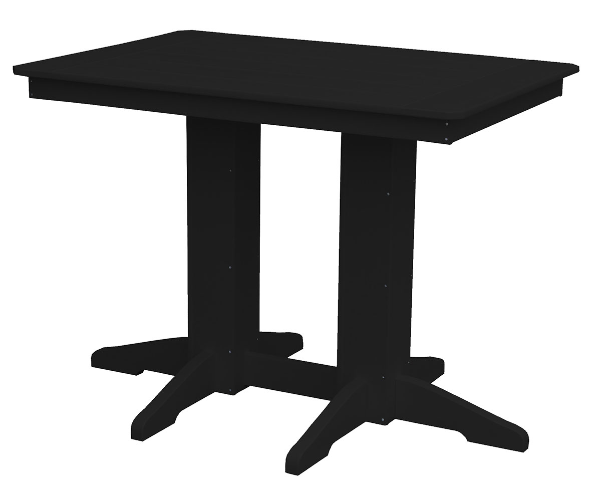 4' Rectangle Counter Height Table | Made by A&L Furniture Co. (PA)