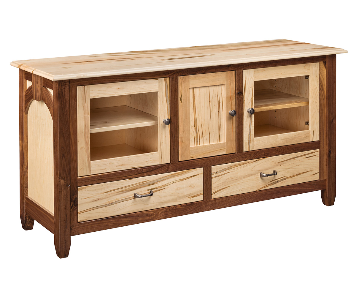 Kensing Media Console | Made by LAMB Woodworking