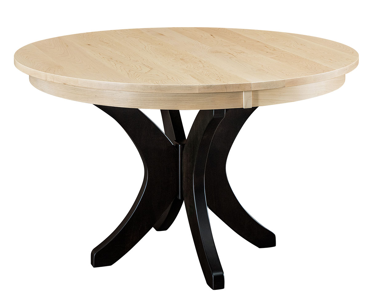 Aspen Single Pedestal Table | Made by Troyer Design Company