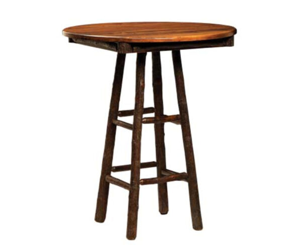 36" Round Pub Table With Windmill Base