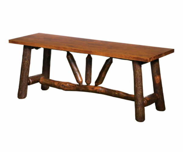 Wagon Wheel Bench