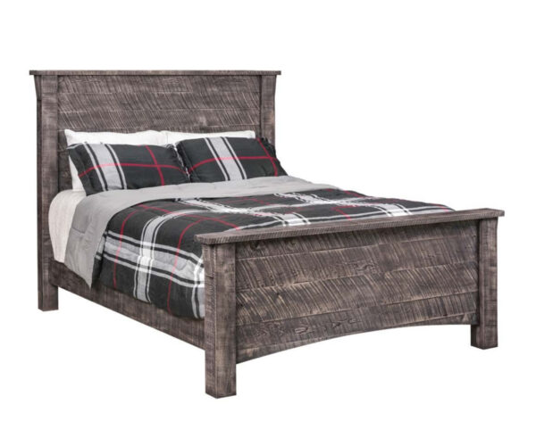 Rough Cut Flat Panel Bed