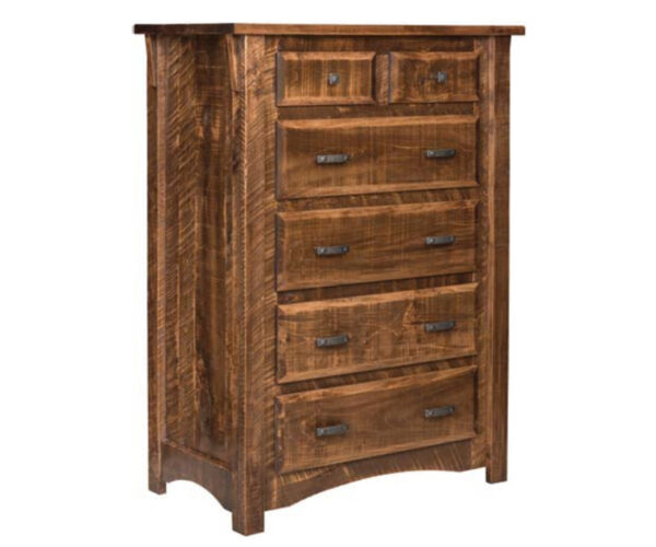 Rough Cut Maplewood 6 Drawer Chest