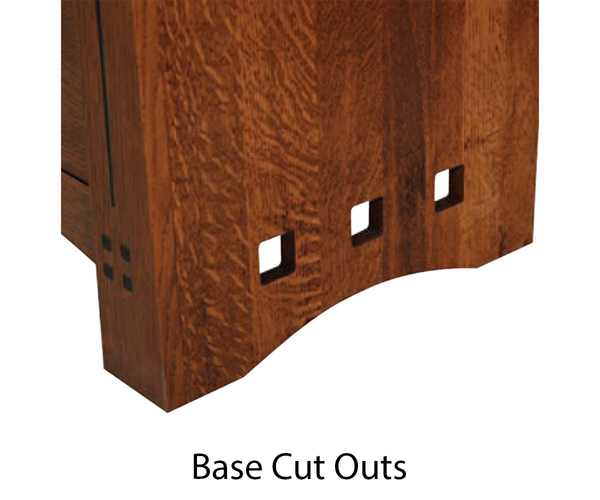 Olde Town Mission 1 Drawer Nightstand - Image 3