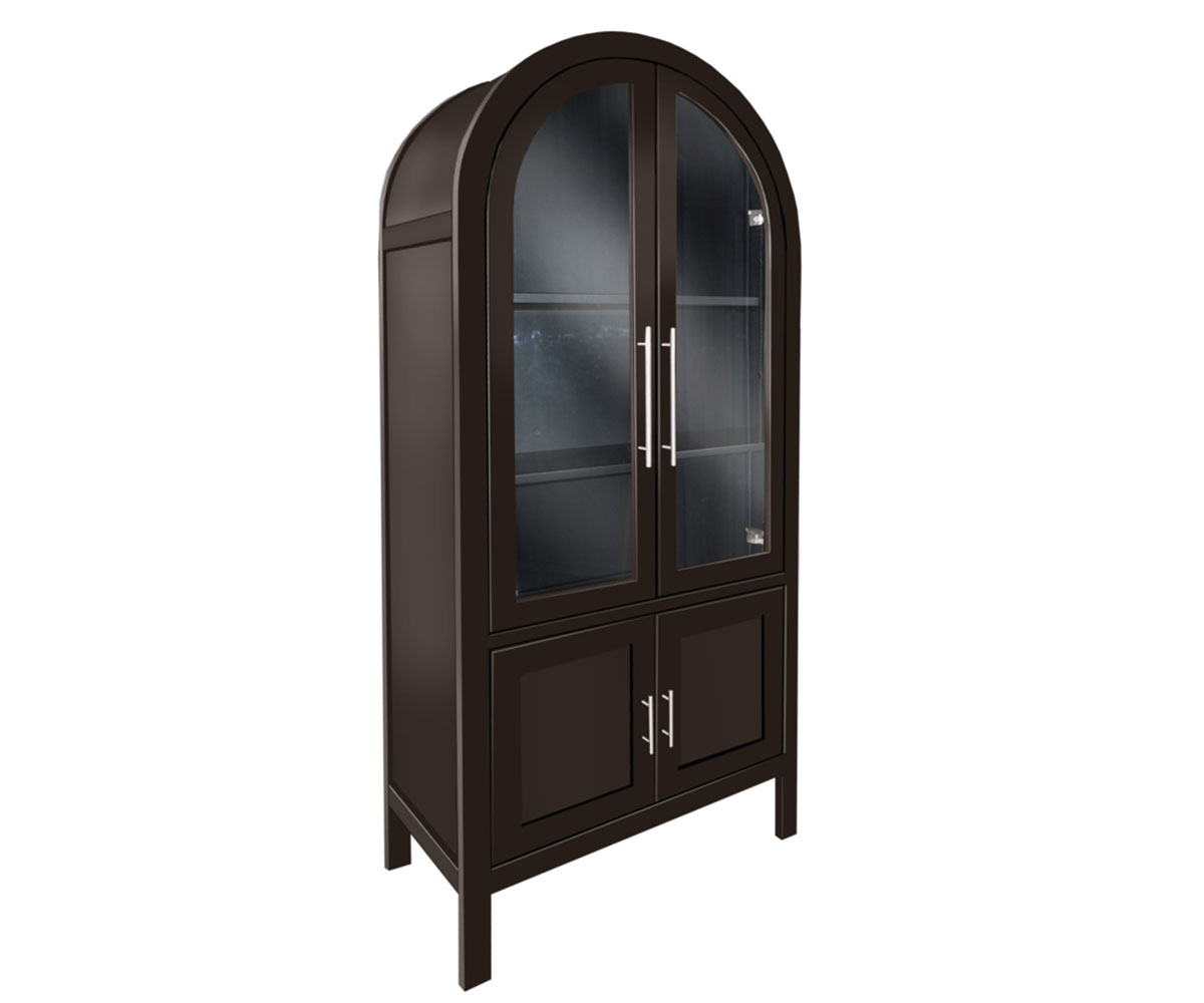 Round Top Bookcase