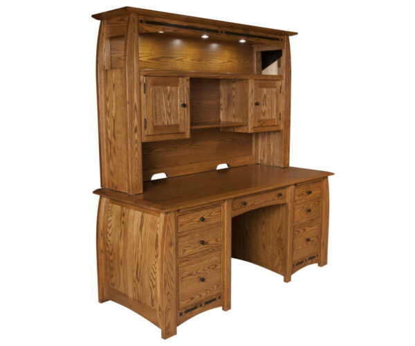 Boulder Creek Desk and Hutch