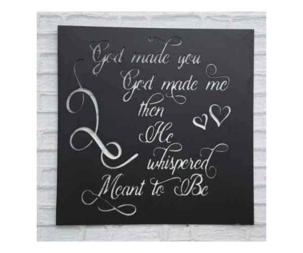 Meant To Be Plaque