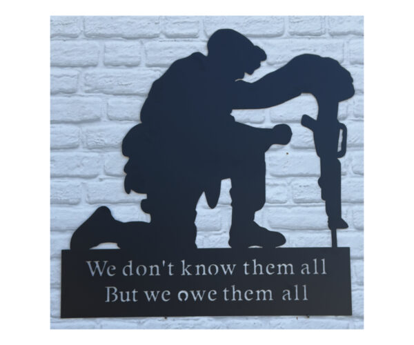 We Owe Them Plaque