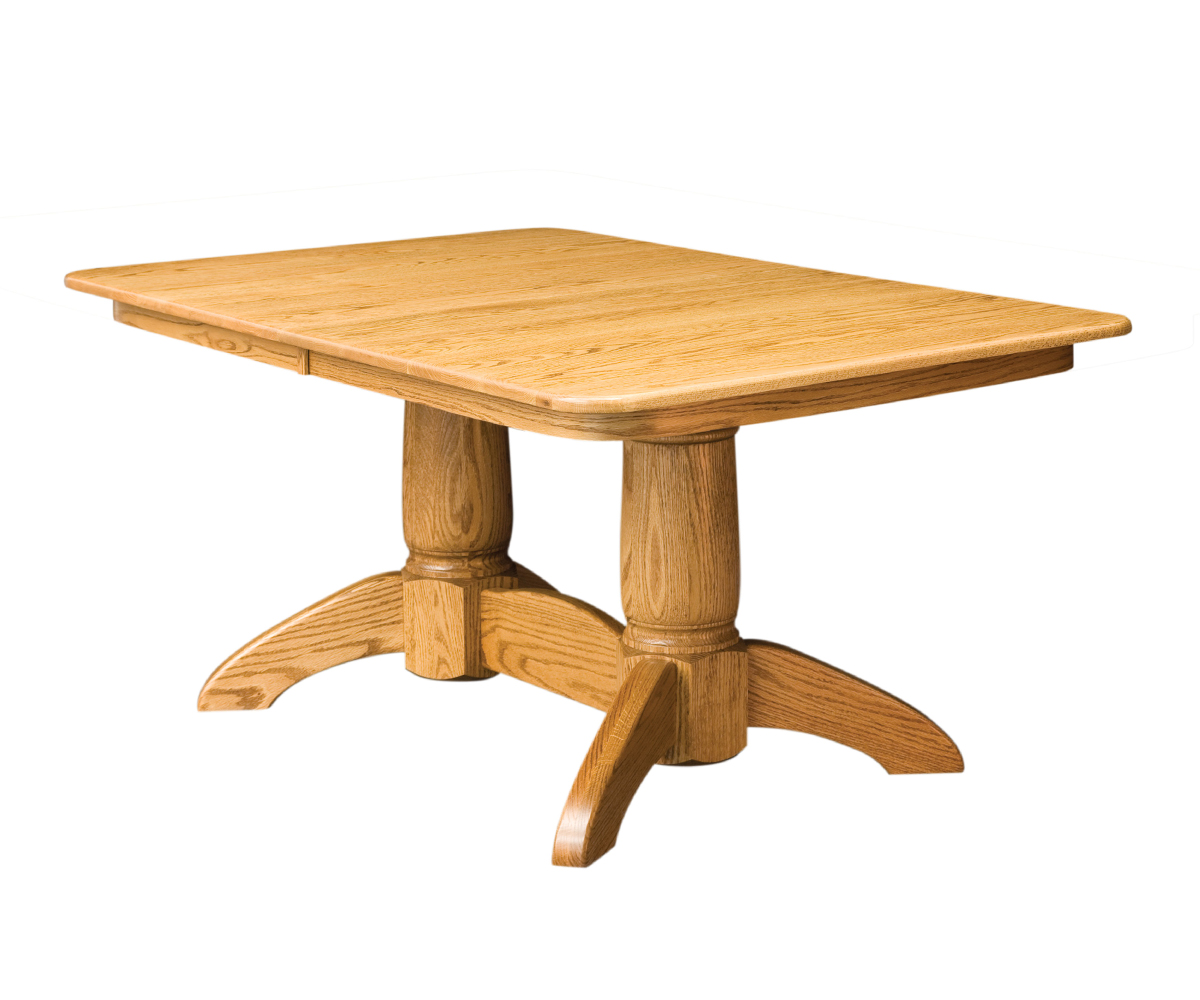 Tuscan Double Pedestal Table