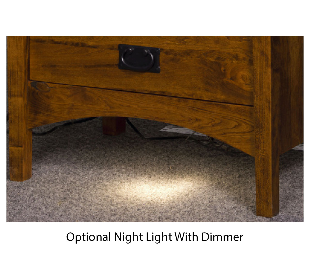 Neptune 3 Drawer Nightstand - Image 2