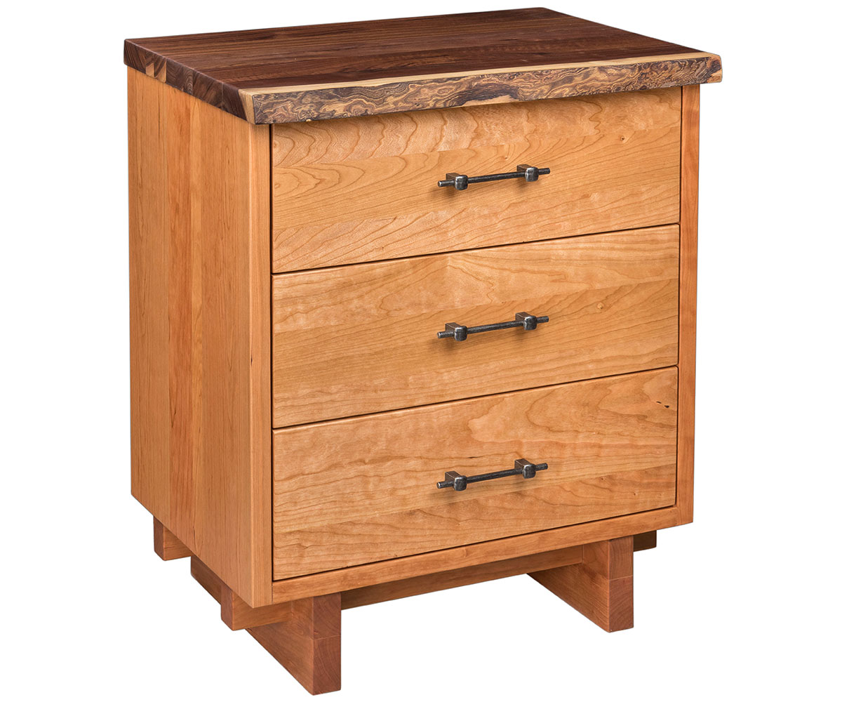 West Canyon 3 Drawer Night Stand