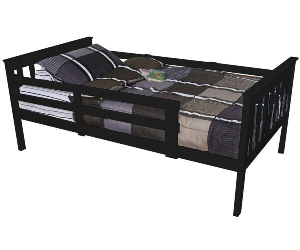 Mission Bed With Safety Rails - Twin