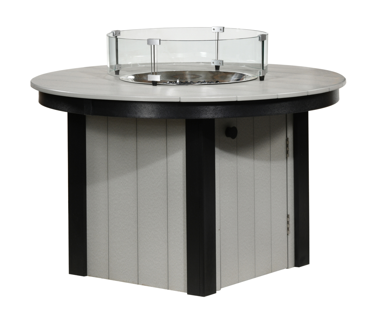 48" Round Fire Pit Patio Height - 30"H