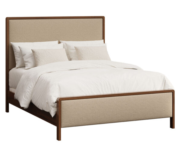 Ashton Fabric Footboard Queen Bed