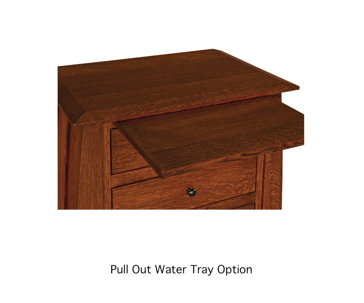 Shaker 2 Drawer Nightstand - Image 4