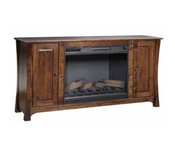 Woodbury Firebox TV Stand