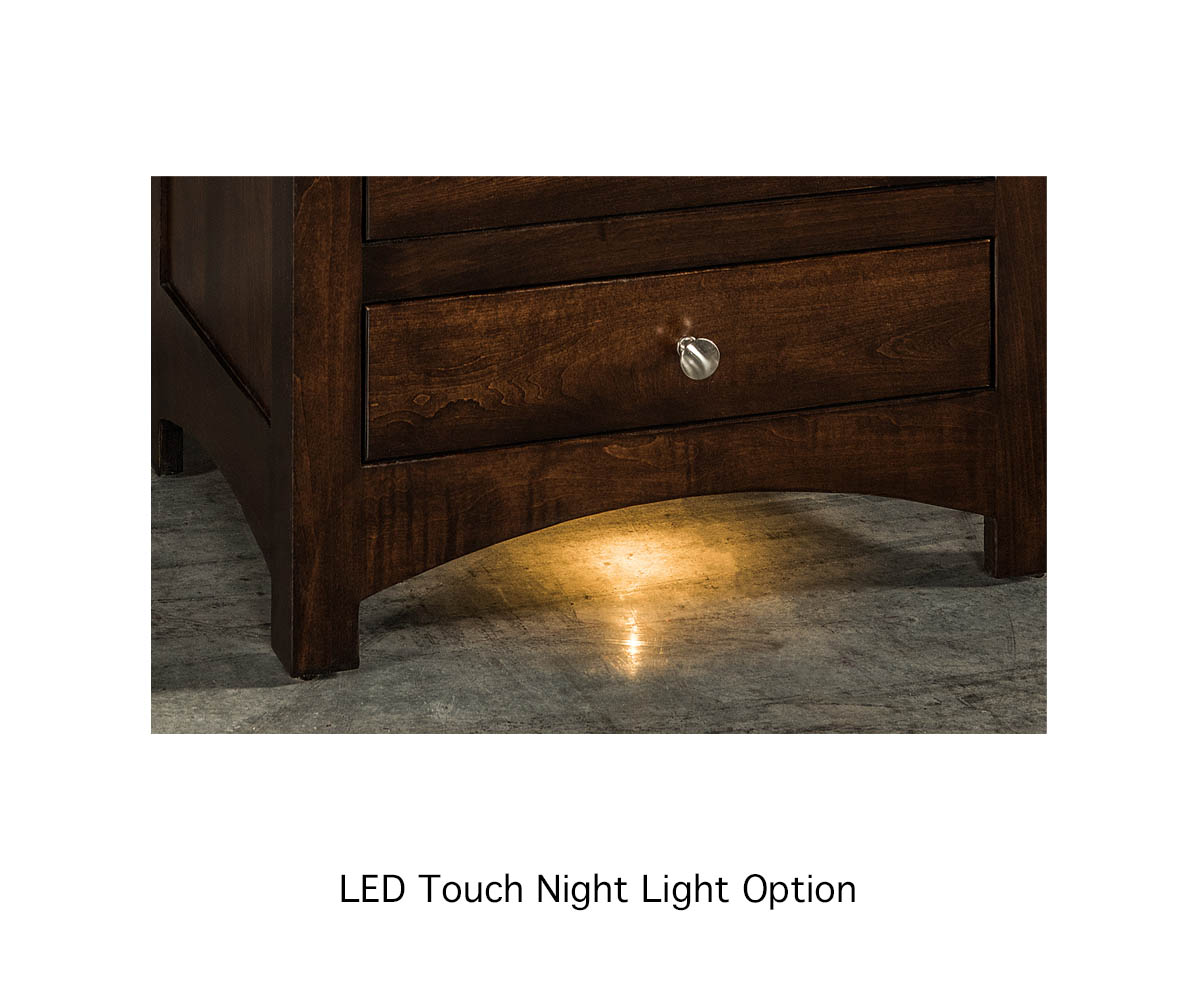 Boulder Creek 3 Drawer Nightstand - Image 5