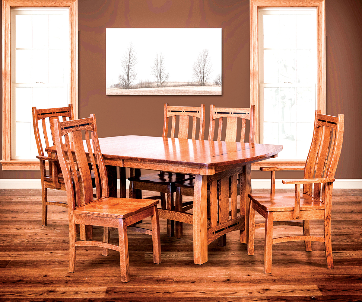 Boulder Creek Trestle Table - Image 2
