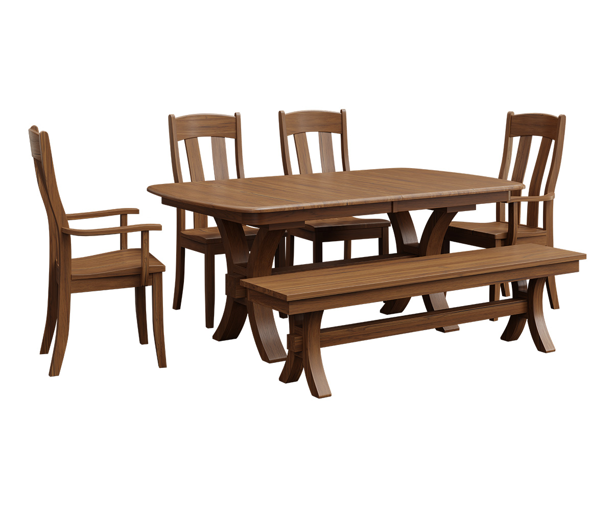 Zehr Trestle Table - Image 2