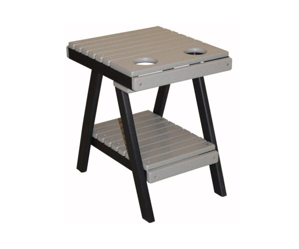 Slatted End Table