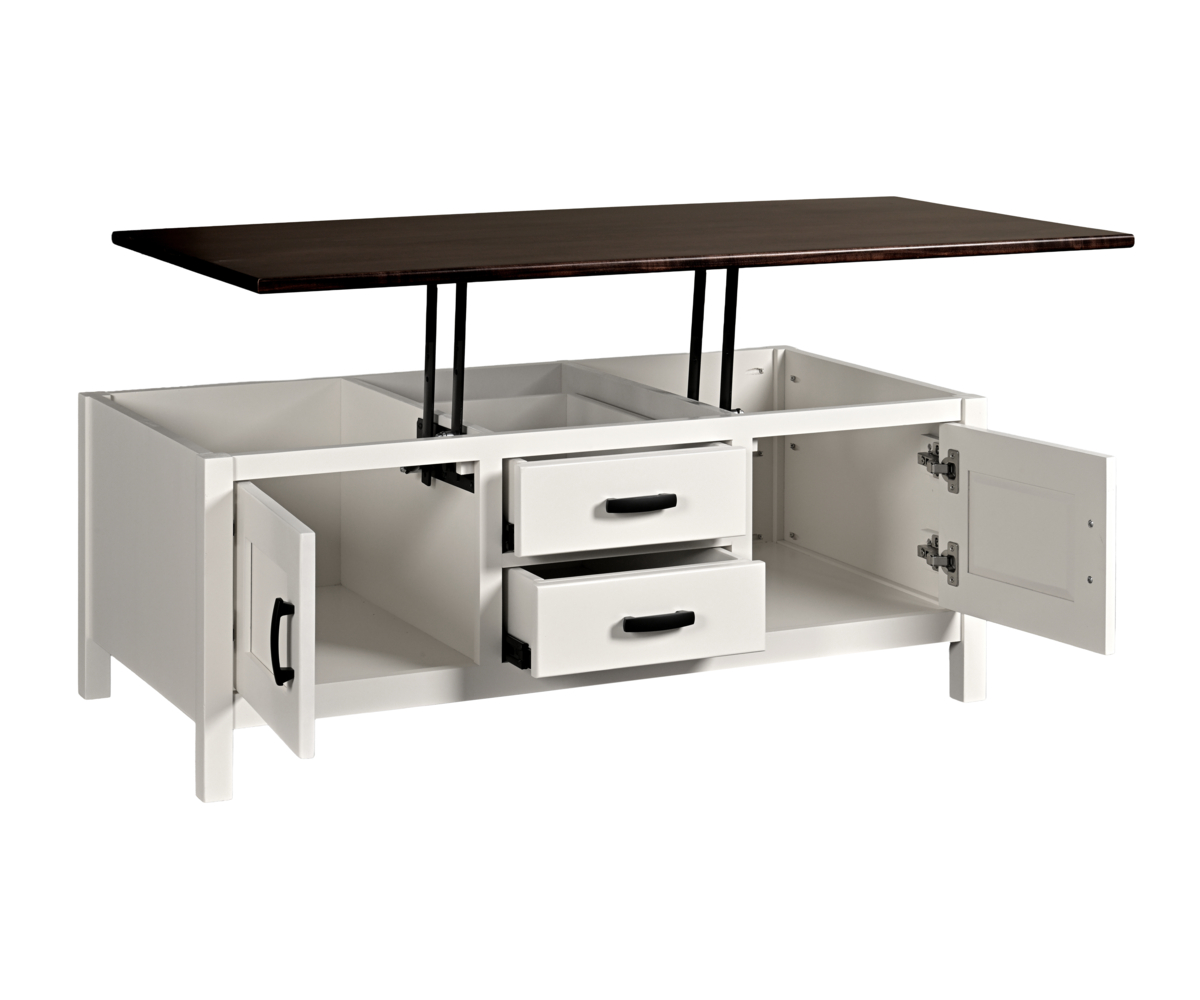 Berlin Enclosed Lift Top Coffee Table - Image 2