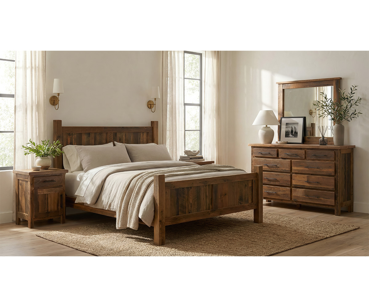 Farmhouse 4 Drawer Armoire - Image 3