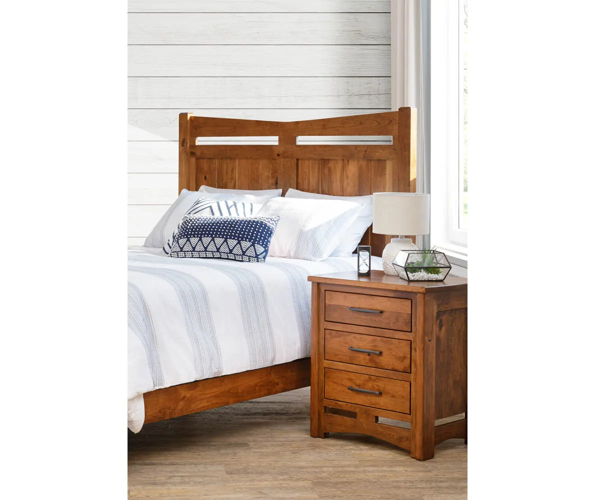 Homestead 3 Drawer Nightstand - Image 4