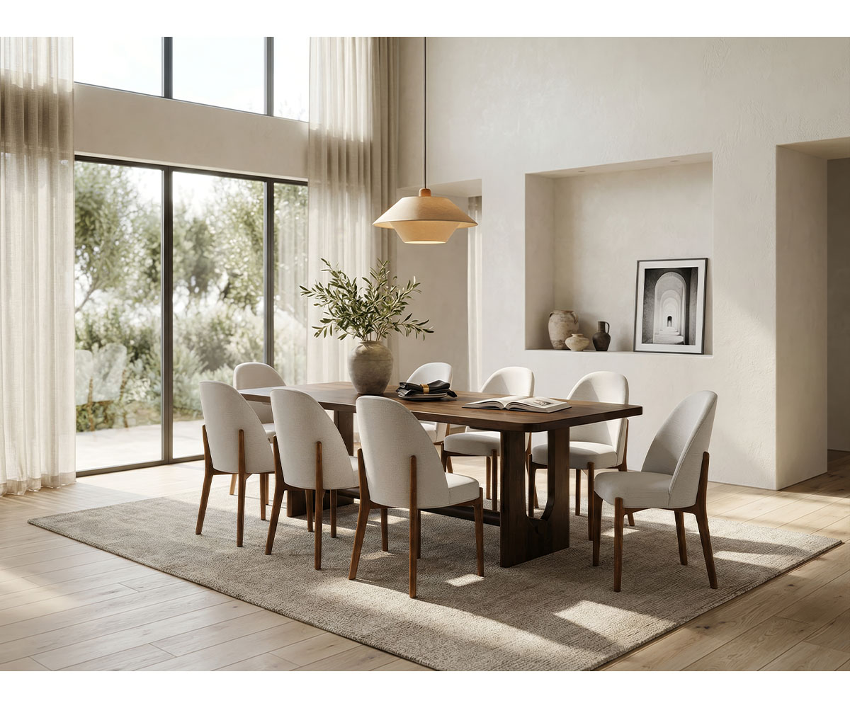 Adobe Double Pedestal Dining Collection - Image 2