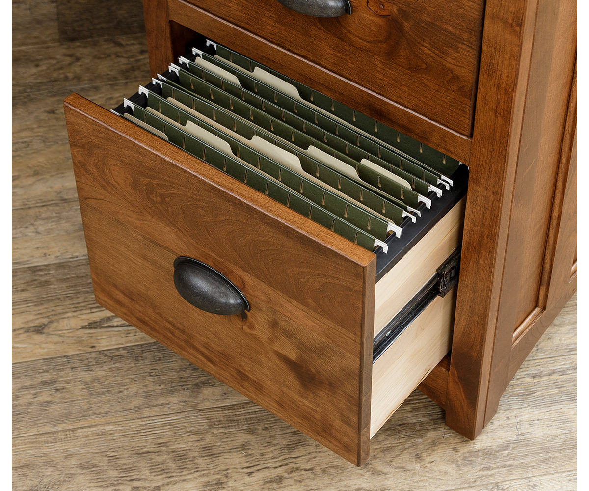 Mission 2 Drawer File Cabinet - Image 2