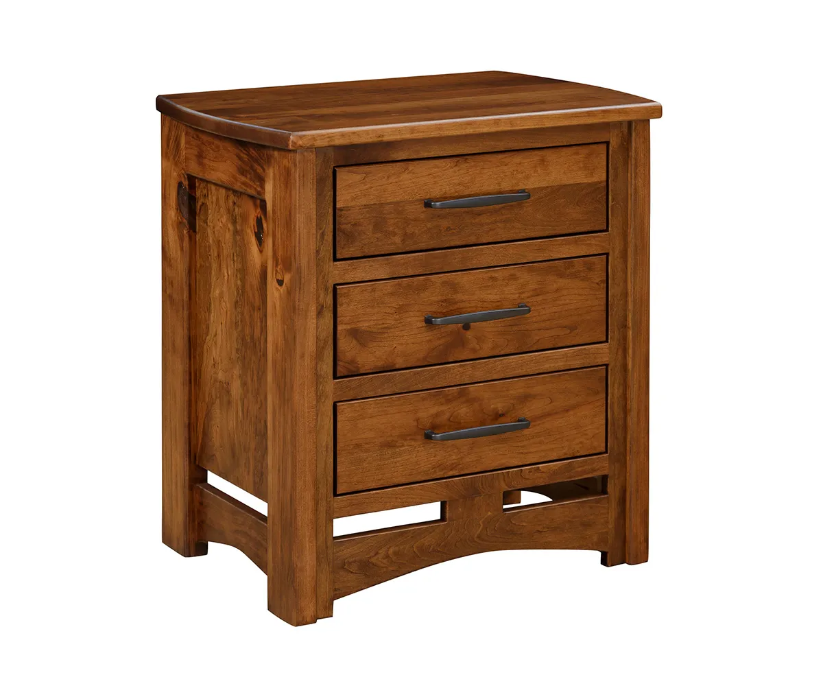 Homestead 3 Drawer Nightstand - Image 2