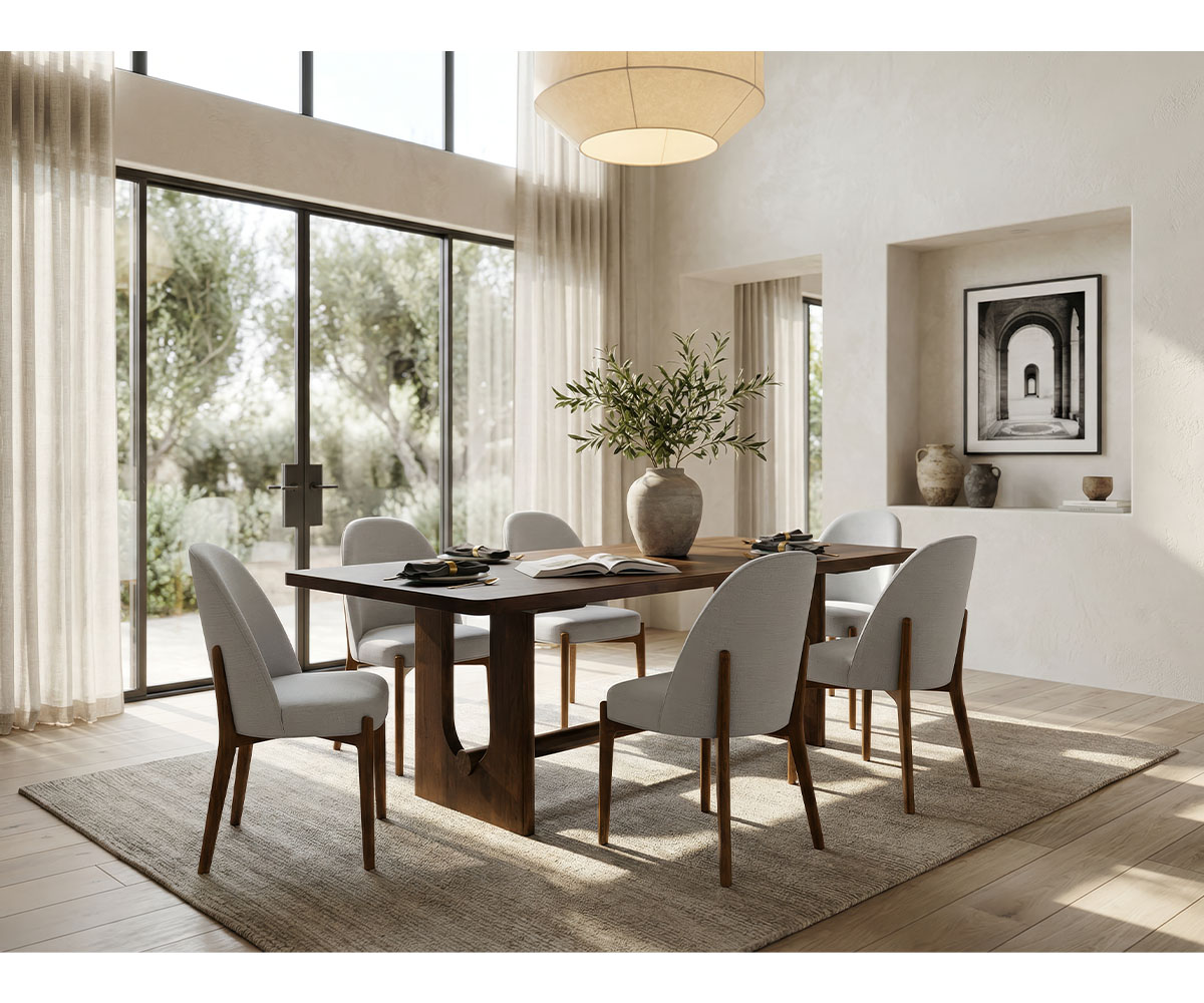 Adobe Double Pedestal Dining Collection - Image 4