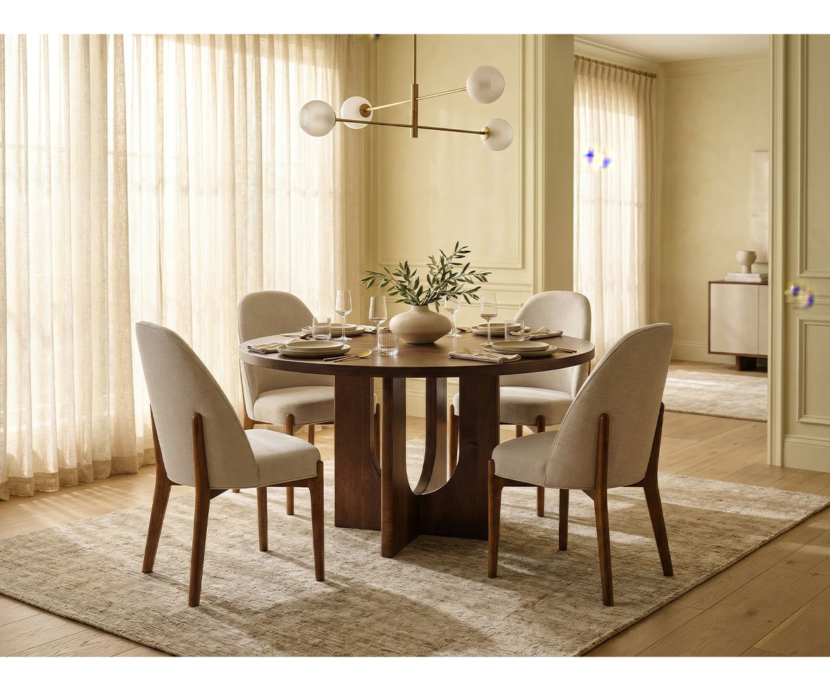 Adobe Single Pedestal Dining Collection - Image 2