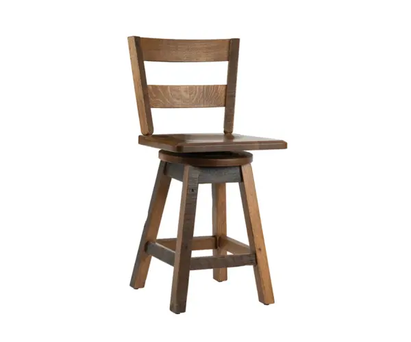 Reclaimed Raya 24" Swivel Barstool