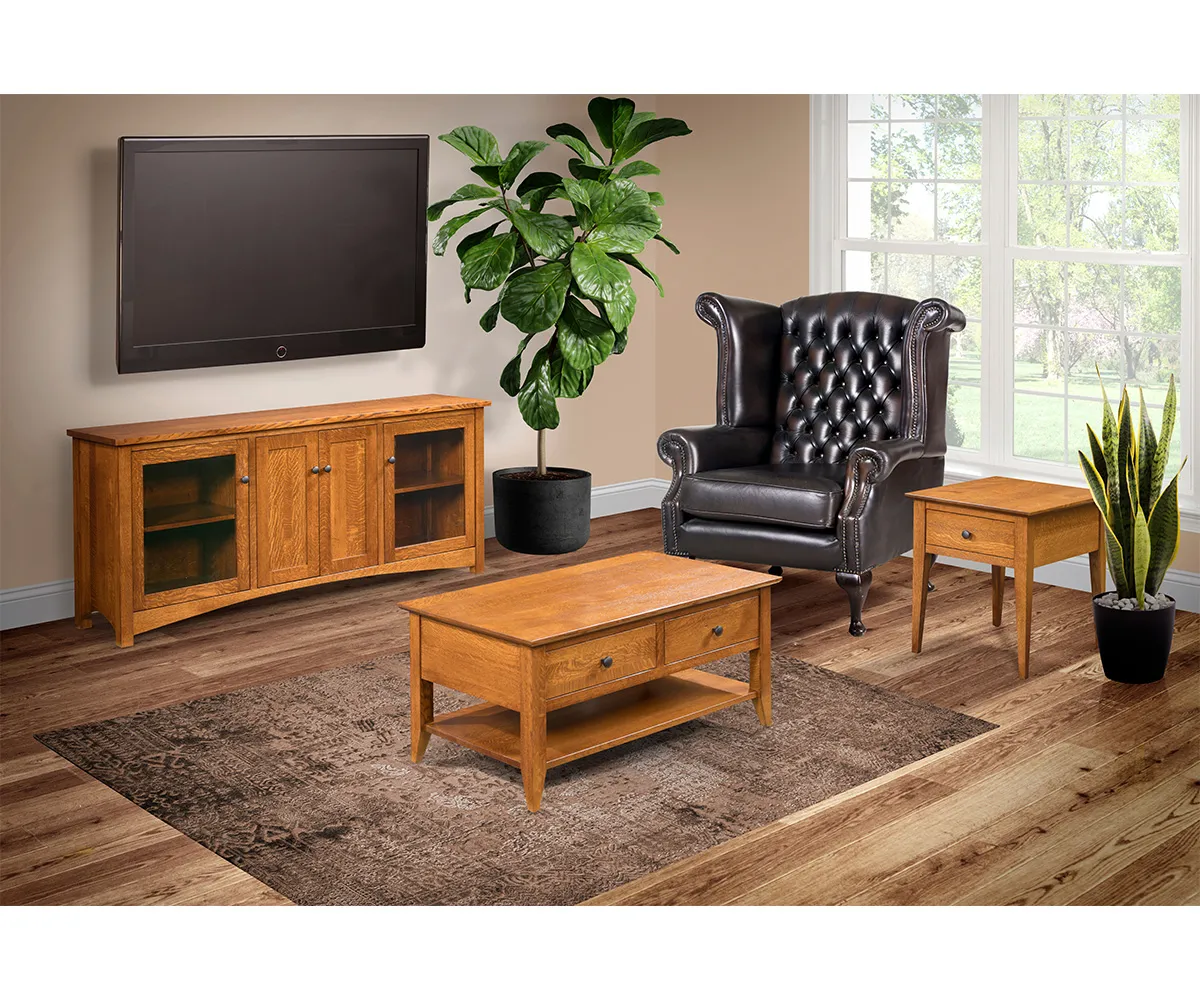 Claremont Mission 73" Entertainment Console - Image 2