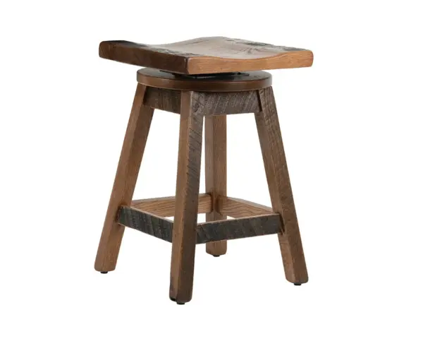 Reclaimed Remi 24" Swivel Barstool