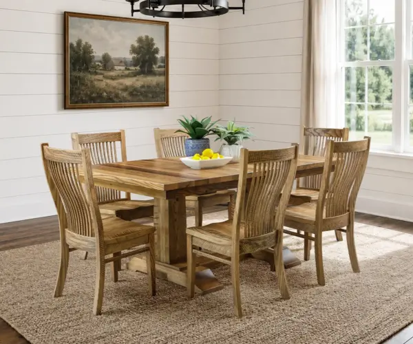 Marshall Double Pedestal Table Set