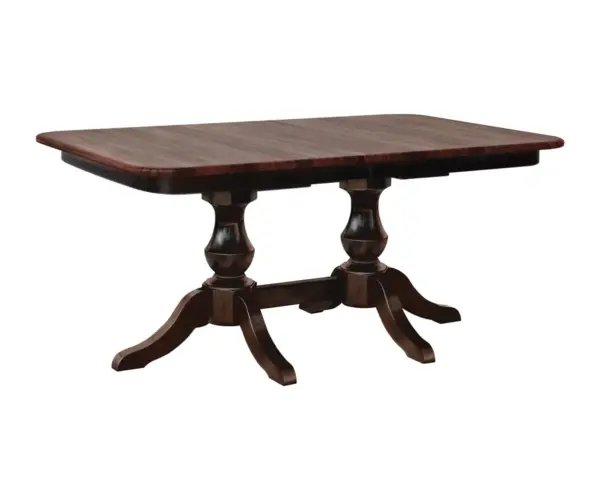 Denver Peak Grand Double Pedestal Table