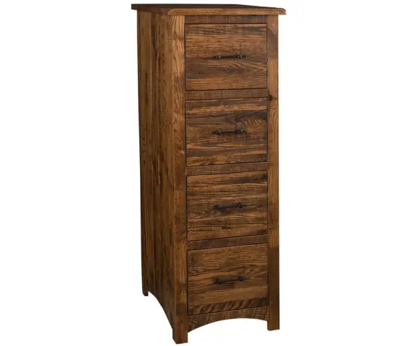 Barn Floor 4 Drawer File Cabinet